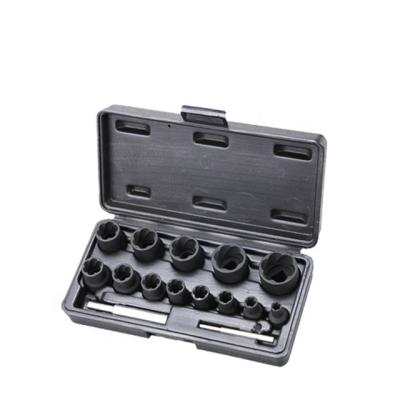 China Auto Repair Tools Professional 15PCS Tools Twist Socket For Worn Nut Removal Socket for sale