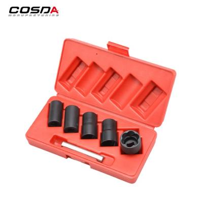 China Auto Repair Socket Set 50L Twist Sockets Set 6pcs Drive Socket 1/2