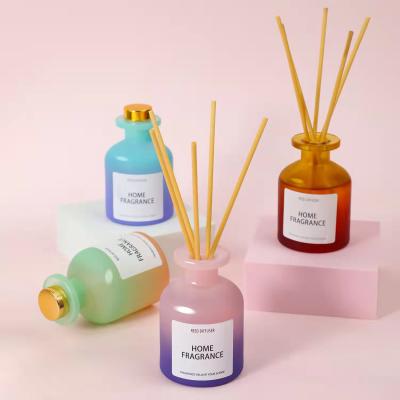 China Diffuse Home Luxury Aroma Reed Diffuser Viable Essential Oil Reed Diffuser 50mL 150mL for sale