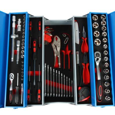 China Chrome Vanadium Steel 85pcs Metal Boxcar Repairing Tool Kit for sale