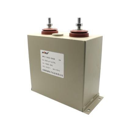 China Self-Healing Low Power Consumption High Energy MFO Character Voltge 500uf Capacitor Electric Bank for sale