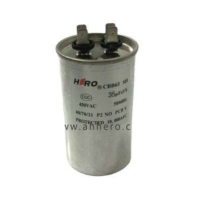 China Top Quality Power Air Conditioner CBB65 Film Oil Capacitor 35uF for sale