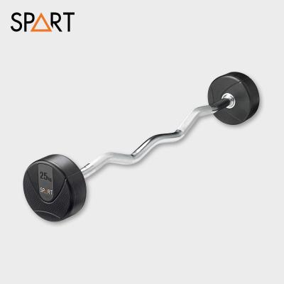 China Universal Finely Processed Design Customizable Bumper Plates Weightlifting Barbell Set for sale