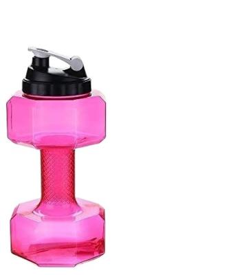 China Contemporary Dumbbell Shape Factory Water Bottle Sports Weights Large Plastic Water Bottles for sale