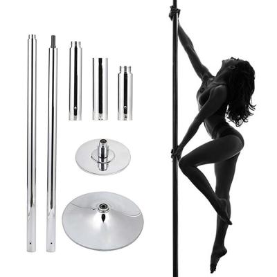 China Portable Durable Spinning Dancing Pole Fitness Exercise 9.3-Feet Stripper for sale