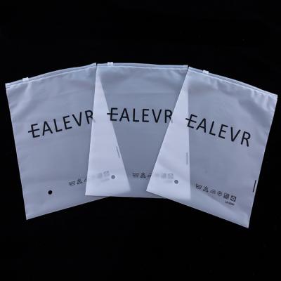 China Factory Price Recyclable Large Size Custom Waterproof Clear EVA Zipper Slider Plastic Bags For Food for sale