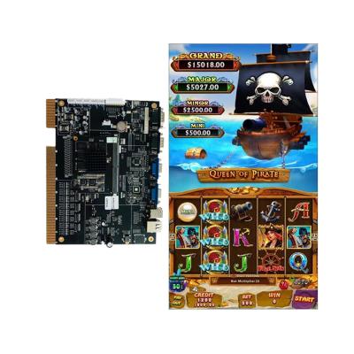 China High Profits Newest Casino 2021 Slot Machine Video Game Software Queen Of Pirate Vertical Touch Screen Slot Game Board for sale