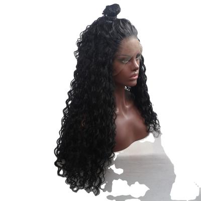 China Wholesale Brazilian Virgin Hair HD Water Wave Wig High Density Swiss Human Hair Lace Front Human Hair Wig Suitable For Black Women for sale