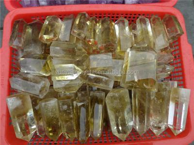 China Wholesale China Natural Quartz Crystal Citrine Points for sale