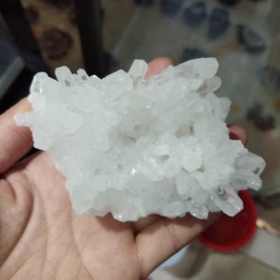 China Europe Natural Clear Liter Quartz Cluster Crystal Specimen for sale