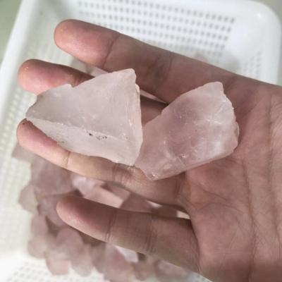 China China Wholesale Natural Crystal Rose Quartz Rough Gravel Raw Rose Quartz for sale