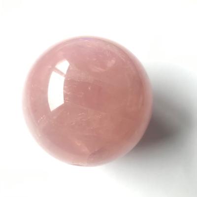 China Natural China Rose Quartz Sphere for Decoration for sale