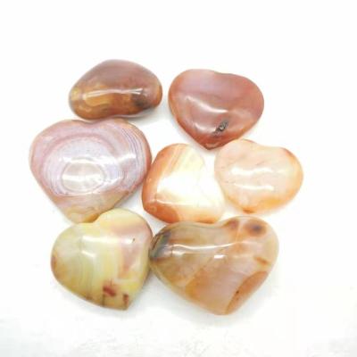 China Natural Small Size Carnelian Crystal Heart For Gift from Europe for sale