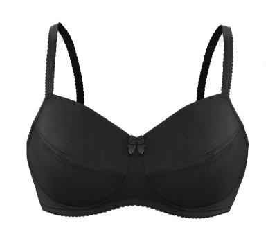 China Breathable Comfortable Breathable Non-Padded Wireless Full Cup With Bow G Cup Large Size Push Up Yoga Bra for sale