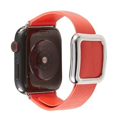 China Modern New Design Style Belt Men Women Wearable For Apple Watch Strap Quick Release Genuine Leather for sale