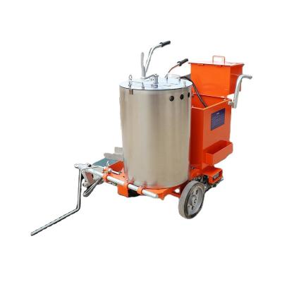 China Hot Building Material Shops Hand Push Road Marking Painting Machine For Parking Lot for sale