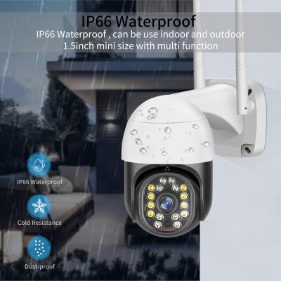 China Factory Supply HD 1080P PTZ Camera H.265 Direct Outdoor CCTV Camera Wireless IP Camera Human Motion Tracking With Night Vision Function for sale