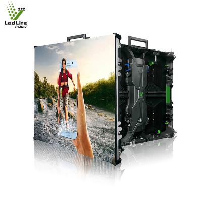 China Indoor LEDLITEVISION  P3.47 P3.91 P4.81 Die Casting Aluminum Cabinet Indoor Outdoor Waterproof Rental Led  Led Video Wall Panel for sale