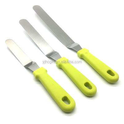 China Stocked Offset Icing Spatula Set With PP Handle Cake Spatula Set for sale