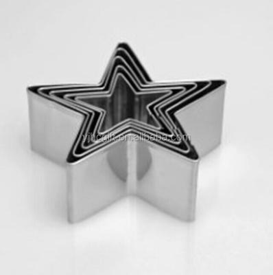 China Star Shape Stainless Steel Cookie Cutter / Viable Hot Selling Cookie Tools for sale