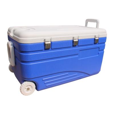 China Camping Picnic Wine Fishing Hunting Ice Cooler Plastic Insulated Hard Cooler Hot Selling Large Ice Cooler Fishing Food for sale