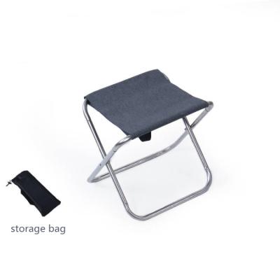 China Contemporary Wholesale Outdoor Stool Portable Mini Camp Chair Foldable Chair Spring Stainless Steel Stool Customization for sale