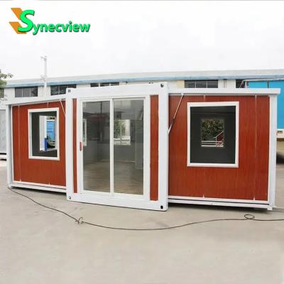 China Synecview Sudan New Technology Traditional Flat Pack Container House Prefab House With 10 Rooms for sale