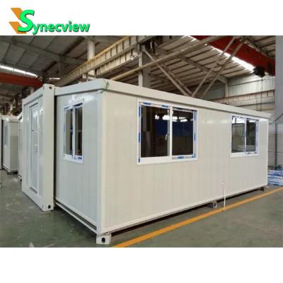 China Traditional Synecview shower and toilet cubicle Vatican prefab house with bathroom and kitchen prefab houses for sale