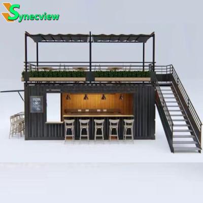 China 2023 20ft 40ft traditional luxury shipping container restaurant container bar with kitchen cafe container cafe for sale for sale