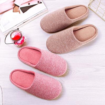 China Fashion Trend Slippers Women's Furnishings Cotton Cute Sheer Slippers Indoor Soft Plush Indoor Slippers Home Autumn Slippers Non-slip Floor Slippers Pure for sale