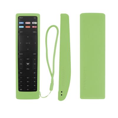 China Shockproof Remote Control Case Fit for Vizio XRT136 Smart TV Remote Skin-Friendly Shockproof Silicone Cover Washable Anti-Lost with Loop for sale