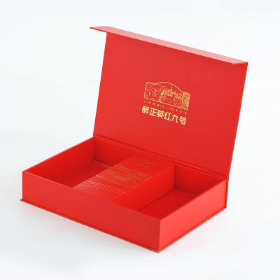 China Recyclable Cardboard Paper Packaging Gift Box Custom Lid And Base Box For Tea Canister for sale