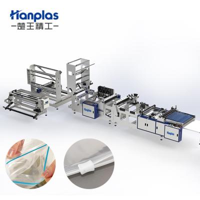 China Good Quality Factory HP-ZE PE PP CPP Zipper Lock Bag Making Machine for sale