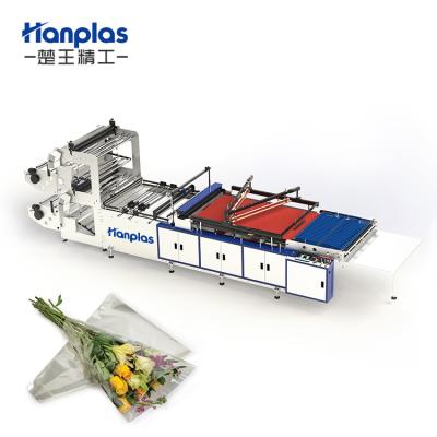 China HP-FL Hotels Automatic High Speed ​​Triangle Shaped BOPP OPP Flower Bag Making Machine for sale