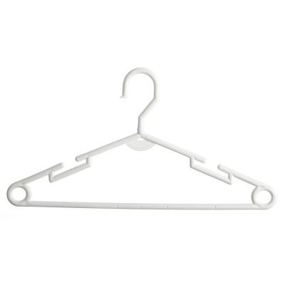 China Multifunctional Customizable Wholesale Plastic Color LEEKING High PP PS Soft Hanger for sale