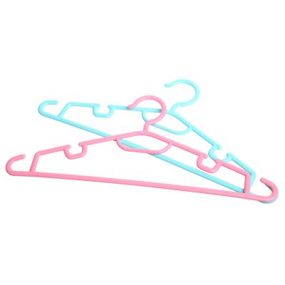 China LEEKINGWholesale Household Multifunctional Plastic PP PS Anti Slip Colorful Anti Slip Hangers for sale