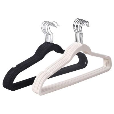 China Hot selling LEEKING color anti-slip anti-slip hanger ultra-thin velvet customization wholesale space-saving for sale