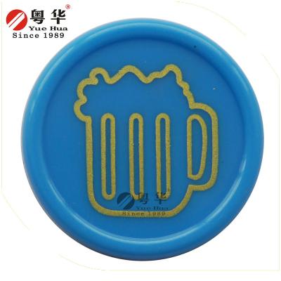 China Plastic promotional various colors plastic beer brand for sale