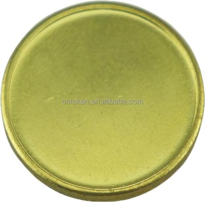 China Brass Pennis Pressed Brass Mark For Pennis Press Machine , Token Coin Blank for sale