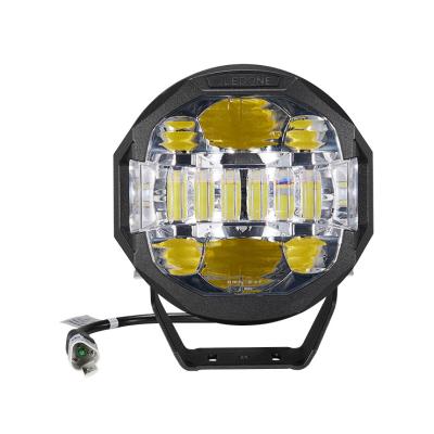 China Sidershooter/Logo Light/Position 7 Inch Side Shooter Driving Light 100W LED Light For Trucks Off Road 4x4 Vehicle for sale