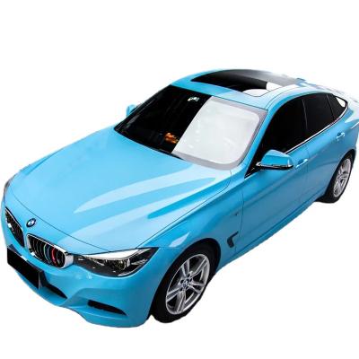 China Business/Luxury super gloss crystal light sky Blue Car Vinyl Wrap Accessories  Car Wrap Vinyl Hood And Roof for sale