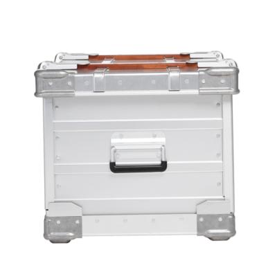 China Hot-selling aluminum factory cargo storage box luggage hand push trunk plastic linear curved box for sale