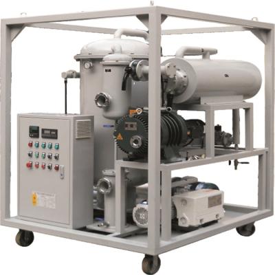 China Factory Transformer Vacuum Oil Purifier Dehydration And Filter System Machine for sale