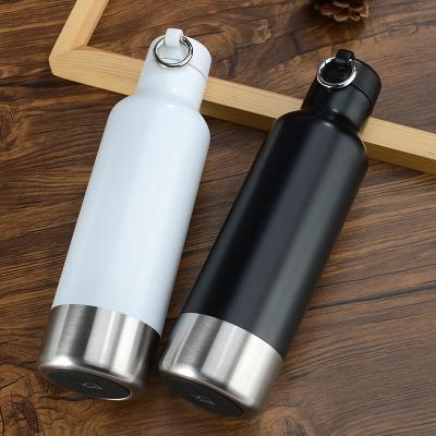 China PORTABLE 500ml Double Wall Vacuum Insulated Water Bottle Stainless Steel Vacuum Flask With Stand for sale