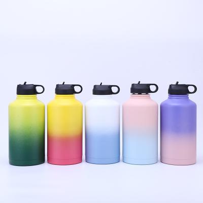 China PORTABLE Durable Waterproof Wall Insulated Double Vacuum Flask Beer Jug Stainless Steel Wide Mouth Shaker 64 Ounce for sale