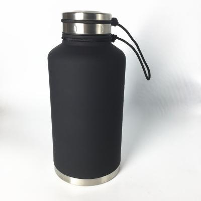 China 2L Double Wall Sustainable Wide Mouth Stainless Steel Thermos Bottle for sale