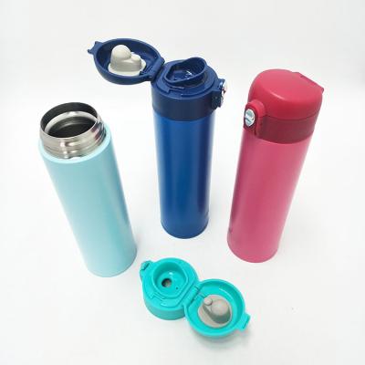 China OEM Stainless Steel Vacuum Flask Double Wall PORTABLE Thermos Flask With Pop Lid for sale