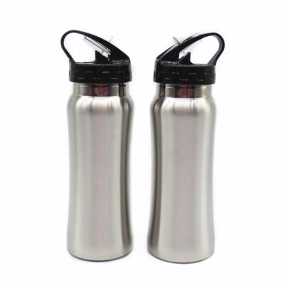 China Sustainable Stainless Steel 600ml Single Wall Travel Cold Water Bottle With Sipper for sale