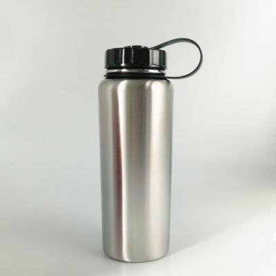 China 1 Liter Sustainable METAL STAINLESS STEEL SINGLE WALL WATER BOTTLE for sale