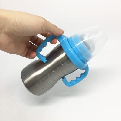 China OEM BPA Free Stainless Steel Baby Milk Feeding Bottle BPA Free for sale